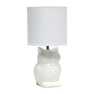 All the Rages Simple Designs Owl Table Lamp