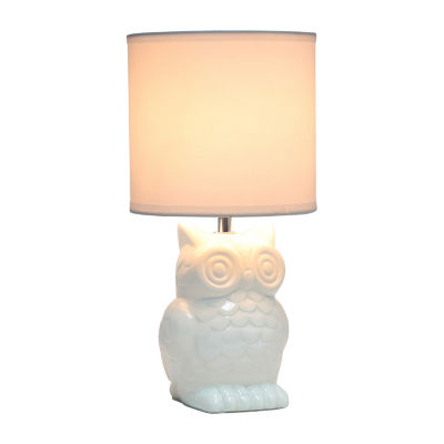 All the Rages Simple Designs Owl Table Lamp