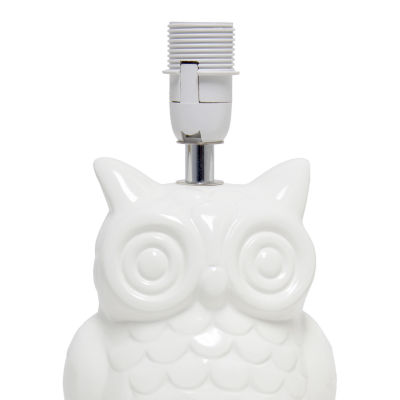 All the Rages Simple Designs Owl Table Lamp
