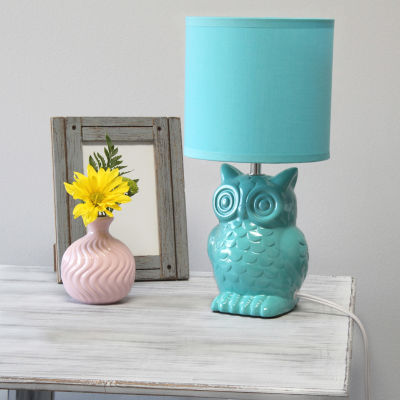 All the Rages Simple Designs Owl Table Lamp