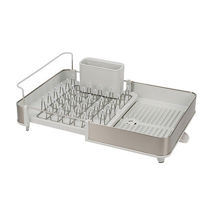 Joseph Joseph Steel Expanding Dish Rack, One Size, Silver