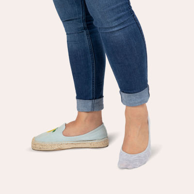 Peds Low Cut 4 Pair Multi-Pack Plus Tall Liner Socks - Womens