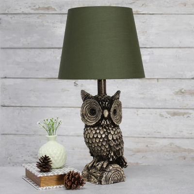 All the Rages Simple Designs Gazing Night Owl Table Lamp