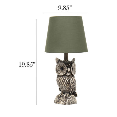 All the Rages Simple Designs Gazing Night Owl Table Lamp