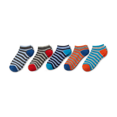 Thereabouts Little & Big Boys 10 Pair Low Cut Socks