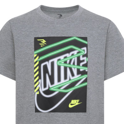 Nike 3BRAND by Russell Wilson Big Boys Crew Neck Short Sleeve Graphic T-Shirt