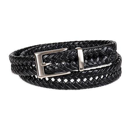 Dockers Braided Mens Belt, S (30-32), Black