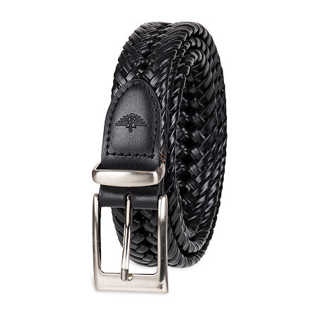 Dockers Braided Mens Belt, S (30-32), Black