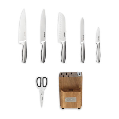 Cuisinart Classic Essentials Stainless Steel 7-pc. Knife Block Set