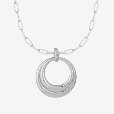 Liz Claiborne Orbital Pendant Necklace & Drop Earring Womens 2-pc. Jewelry Set