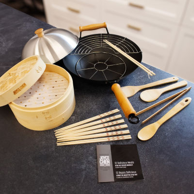 Joyce Chen Professional Series Carbon Steel 13-pc. Wok Set