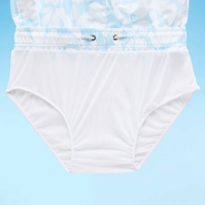 Endless Summer Mens Drawstring Waist Swim Trunks