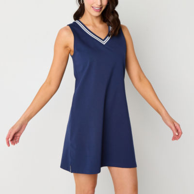 St. John's Bay Womens Sleeveless Shift Dress