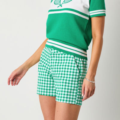 St. John's Bay Womens Mid Rise Chino Short