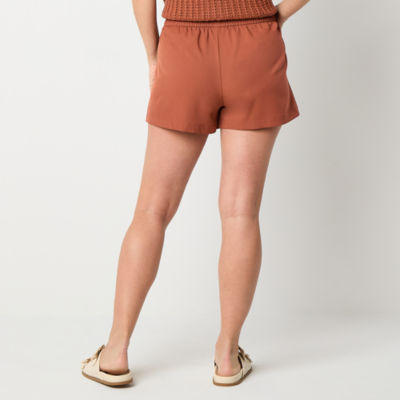 Stylus Womens Mid Rise Pull-On Short