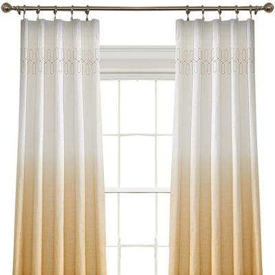 Vue Signature Arashi  Fashion Rod Pocket Light-Filtering Single Curtain Panel