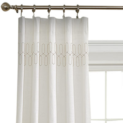 Vue Signature Arashi  Fashion Rod Pocket Light-Filtering Single Curtain Panel