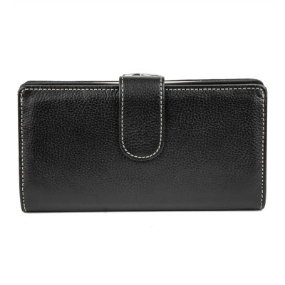 Mundi® Rio Leather Frame Clutch Wallet , Color: Black - JCPenney