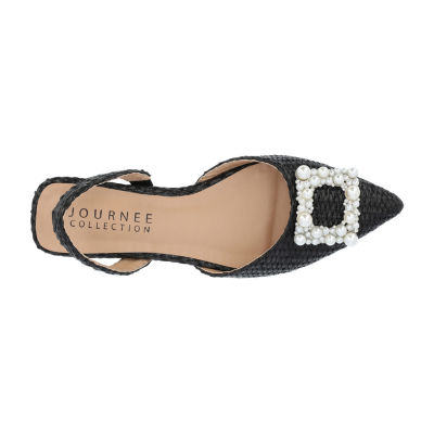 Journee Collection Womens Hannae Pointed Toe Ballet Flats