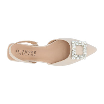 Journee Collection Womens Hannae Pointed Toe Ballet Flats