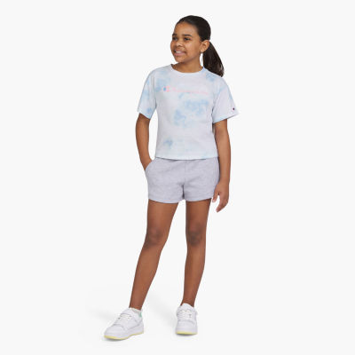 Champion Big Girls Crew Neck Short Sleeve Graphic T-Shirt