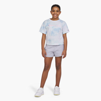 Champion Big Girls Crew Neck Short Sleeve Graphic T-Shirt