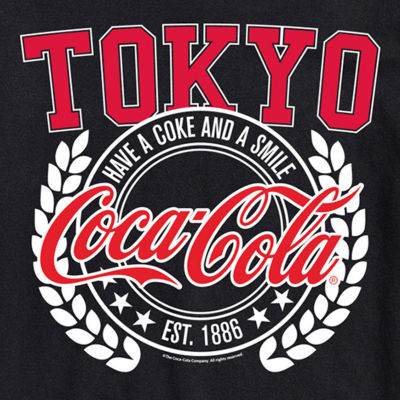 Mens Short Sleeve Coca-Cola Graphic T-Shirt