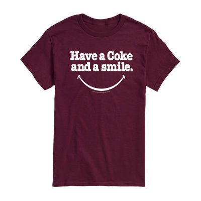 Mens Short Sleeve Coca-Cola Graphic T-Shirt