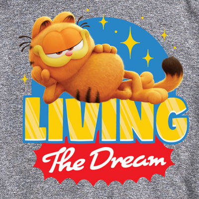 Mens Short Sleeve Garfield Graphic T-Shirt