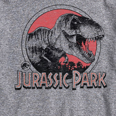 Mens Short Sleeve Jurassic Park Graphic T-Shirt