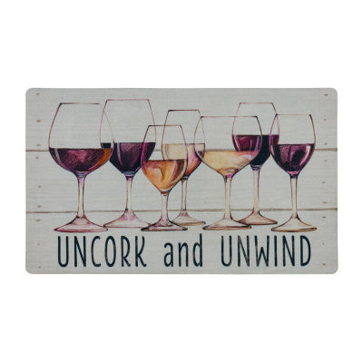 Mohawk Home Unwind Glasses 18"X30" Rectangular Kitchen Mat
