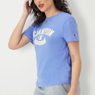 Champion Womens Crew Neck Short Sleeve T-Shirt