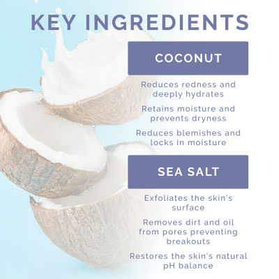 Vitamins And Sea Beauty Sea Salt Coco Gentle Bright Face Scrub