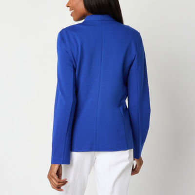 Liz Claiborne Ponte Womens Classic Fit Blazer