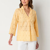 Jcpenney yellow blouse online