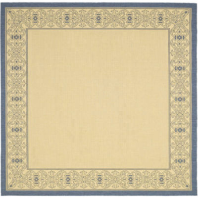 Courtyard Tribal Indoor/Outdoor Square Rugs