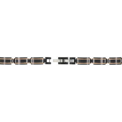 Stainless Steel 8 1/2 Inch Solid Link Link Bracelet