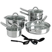 KitchenAid KC2SS10PC Stainless Steel Cookware 10 Pieces - Red for sale  online