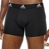 adidas Performance Cotton Mens 3 Pack Trunks, Color: Onyx Black Gray -  JCPenney