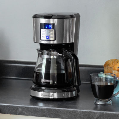 Black+Decker 12-Cup Programmable Coffee Maker With Vortex Technology