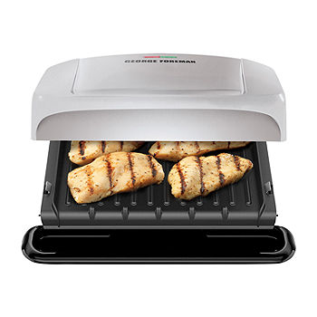 5-Serving Removable Plate Grill - Red