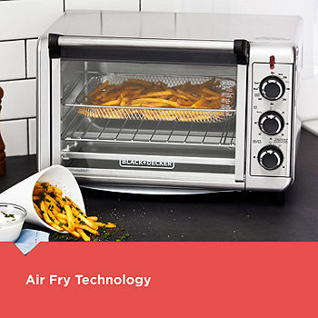Black+Decker's big toaster oven air fries your food too. - CNET