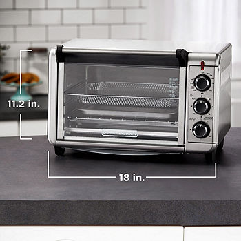 BLACK+DECKER 6-Slice Crisp 'N Bake Air Fry Toaster Oven TO3215SS