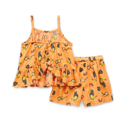 Okie Dokie Toddler Girls 2-pc. Short Set