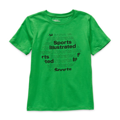 Sports Illustrated Little & Big Boys Crew Neck Short Sleeve Graphic T