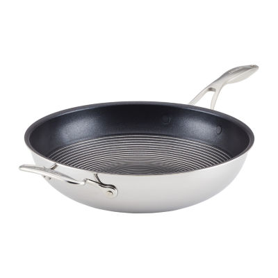 Circulon Steelshield Stainless Steel 5-qt. Saute Pan with Lid, Color: Silver  - JCPenney