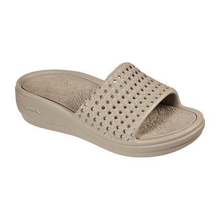  Womens > shoes > Slide Sandals-Skechers Womens Arch Fit Ascend Admired Slide Sandals