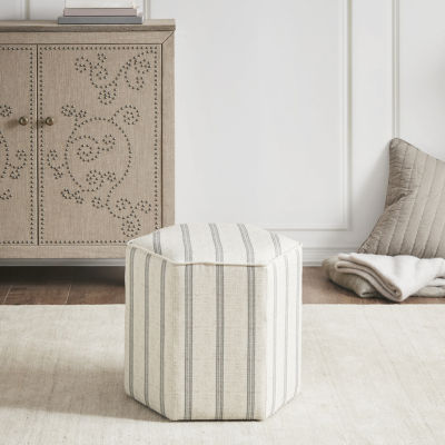 Martha Stewart Ellen Upholstered Ottoman