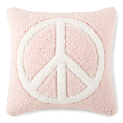 Forever 21 Peace Square Throw Pillow