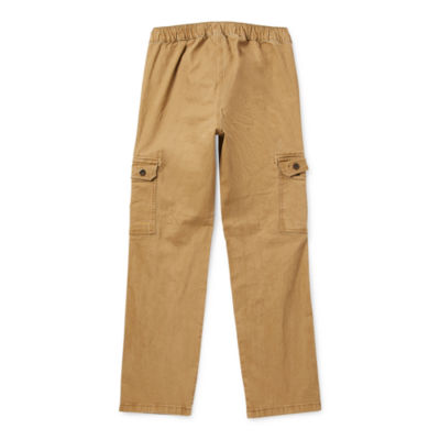 St. John's Bay Mens Adaptive Stretch Fabric Easy-on + Easy-off Seated Wear Straight Fit Cargo Pant